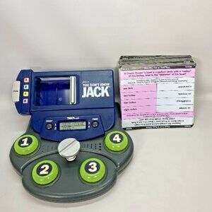 Electronic Game You Don’t Know Jack Tiger w/ Cards 90s Tested Works 4 players